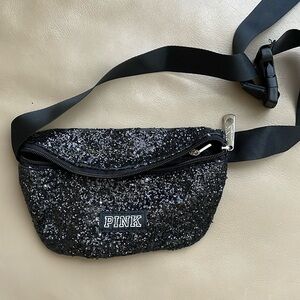 Victorias Secret black sequin Fanny pack